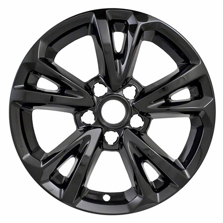 Coast2Coast 17", 5 V Spoke, Black, Plastic, Set Of 4, Not Compatible With Steel Wheels IWCIMP384BLK